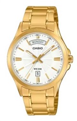 Casio MTP-1381GD-7AVDF, мужские часы золотого цвета