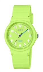 Casio LQ-24B-3BDF, зелёные мужские наручные часы