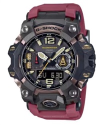 Casio G-Shock GWG-B1000-1A4DR — мужские часы бордового цвета