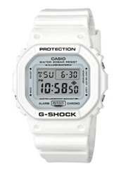 Casio G-Shock DW-5600MW-7DR, белые часы