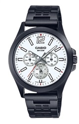 Casio MTP-E350B-7BVDF — чёрные мужские часы