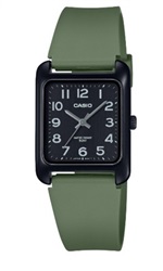 Casio MTP-B175-3BVDF, зелёные наручные часы