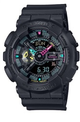 Casio GA-110MF-1ADR — чёрные мужские часы