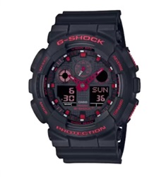 Casio G-Shock GA-100BNR-1ADR Kol Saati Siyah