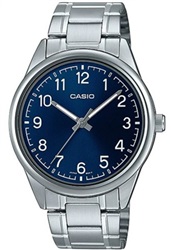 Casio MTP-V005D-2B4UDF Silver Watch 40 mm