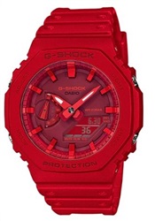 Casio G-Shock GA-2100-4ADR Kol Saati Kırmızı