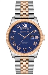 Cerruti 1881 CIWGH2117111 Men's Watch, Silver/Rose, 41 mm