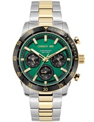 Cerruti 1881 CIWGK2116601 Men's Watch, Silver/Gold, 44 mm