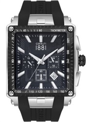 Cerruti 1881 CRA31402 Black/Silver Men's Watch