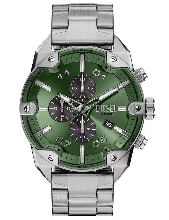 Diesel Spiked DZ4712, мужские часы, серебристые