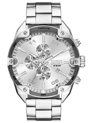 Мужские часы Diesel Spiked DZ4677, серебристые