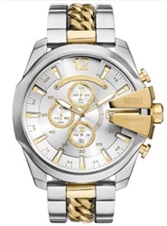 Diesel DZ4672 Men's Watch, Silver/Gold, 51 mm
