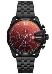 Diesel DZ4566, чёрные мужские часы, 43 мм