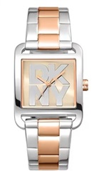 DKNY City Maxi DK1L001M0085 мужские часы, серебристые и розовые