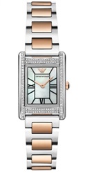 Emporio Armani AR11626 Men’s Watch, Silver/Rose