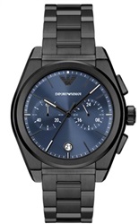 Emporio Armani AR11561, мужские часы, тёмно-серые, 43 мм
