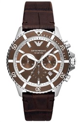 Emporio Armani AR11486 Brown 43 mm Men's Watch