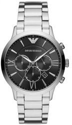 Emporio Armani AR11208 Silver 44 mm Men's Watch