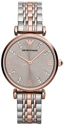Emporio Armani AR1840 Silver/Rose 32 mm Watch