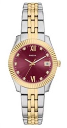 Fossil FES5461 Men's Watch, Silver/Gold