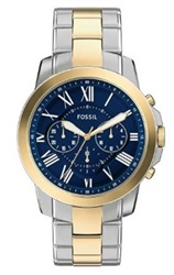 Fossil Grant FFS6132 Kol Saati Gümüş/altın