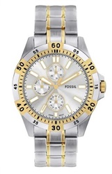 Мужские часы Fossil Garrett FFS6148, серебристые/золотистые
