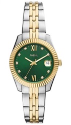 Fossil Scarlette FES5388 Women's Watch, Silver/Gold