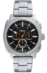 Fossil Machine FFS6095 Silver Men's Watch