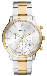 Fossil Neutra FFS6112, мужские часы, серебристо-золотистые
