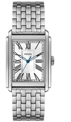 Fossil Carraway FFS6008, серебристые мужские часы