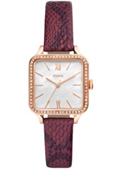 Женские часы Fossil Colleen FBQ3919, бордовые