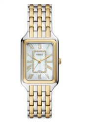 Fossil FES5305 Men's Watch, Silver/Gold