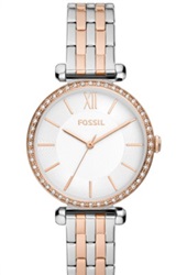 Fossil FBQ3901 Men's Watch, Silver/Rose