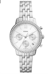 Fossil FES5217 — мужские часы, серебристые