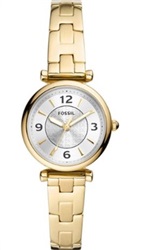 Женские часы Fossil FES5203, золотистые, 28 мм