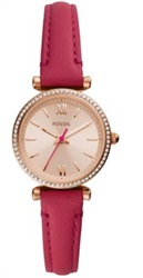 Женские часы Fossil FES5006, бордовые
