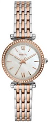 Fossil FES4649 Women's Watch, Silver/Rose