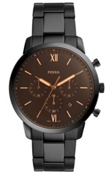 Fossil FFS5525, чёрные мужские наручные часы