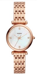 Fossil FES4429 Kol Saati Rose Gold