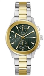 Guess GUGW1048G4 Men's Watch, Silver/Gold
