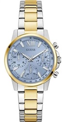 Guess GUGW0933L3 Мужские часы, серебристо-золотистые