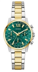 Guess GUGW0933L7 Мужские часы, серебристо-золотистые