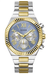 Guess GUGW0703G3 Men's Watch, Silver/Gold, 44 mm
