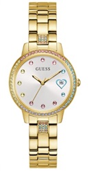 Guess Three Of Hearts GUGW0657L2 золотые женские часы