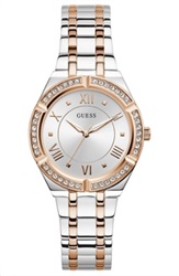 Guess GUGW0033L9 Women's Watch, Silver/Rose, 36 mm