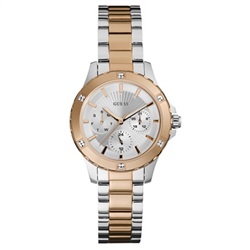 Guess GUW0443L4 женские часы, розовое золото / серые, 35 мм