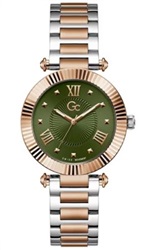 GC GCY59022L9M Men's Watch, Silver/Rose