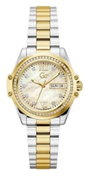 GC GCZ53002L6 Women's Watch, Silver/Gold