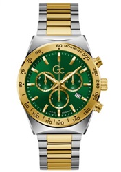 GC Clubhouse GCZ17001G9MF — мужские часы, серебристо-золотистые