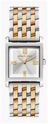 Michael Kors Georgie MK4935, женские часы, серебристо-золотистые